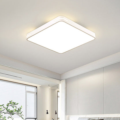Modern Simplicity Square Iron Acrylic LED Flush Mount Ceiling Light For Bedroom