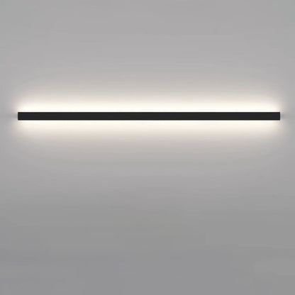 Modern Minimalist Rectangular Aluminum PVC LED Wall Sconce Lamp For Bedroom