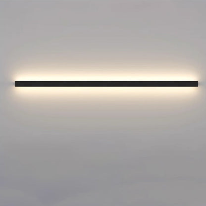 Modern Minimalist Rectangular Aluminum PVC LED Wall Sconce Lamp For Bedroom