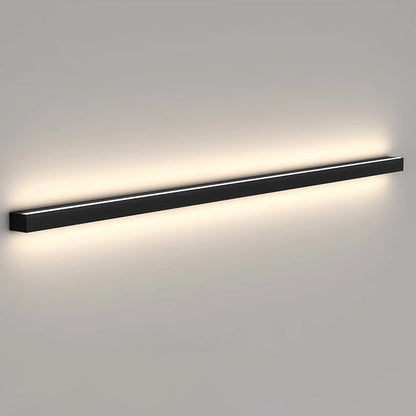 Modern Minimalist Rectangular Aluminum PVC LED Wall Sconce Lamp For Bedroom