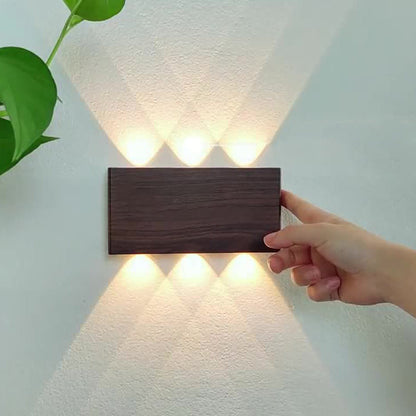 Modern Minimalist Rectangle Aluminum Iron LED Wall Sconce Lamp  For Bedroom