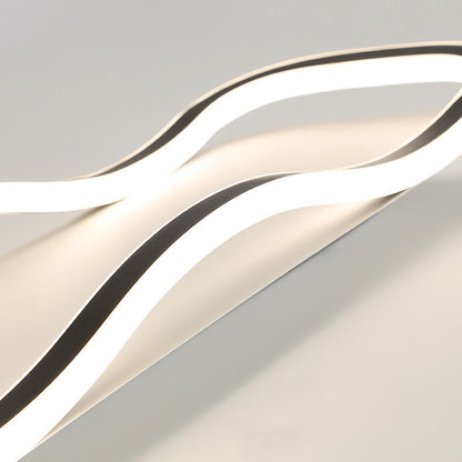 Modern Minimalist Rectangle Iron Silicone LED Flush Mount Celling Light For Hallway