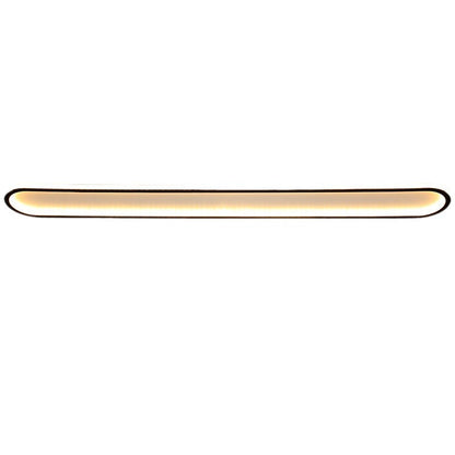 Modern Minimalist Rectangle Oval Iron LED Flush Mount Ceiling Light For Hallway
