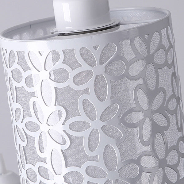 Traditional Villages Cylinder Aluminum Iron 1/3 Light Island Light Chandelier For Dining Room