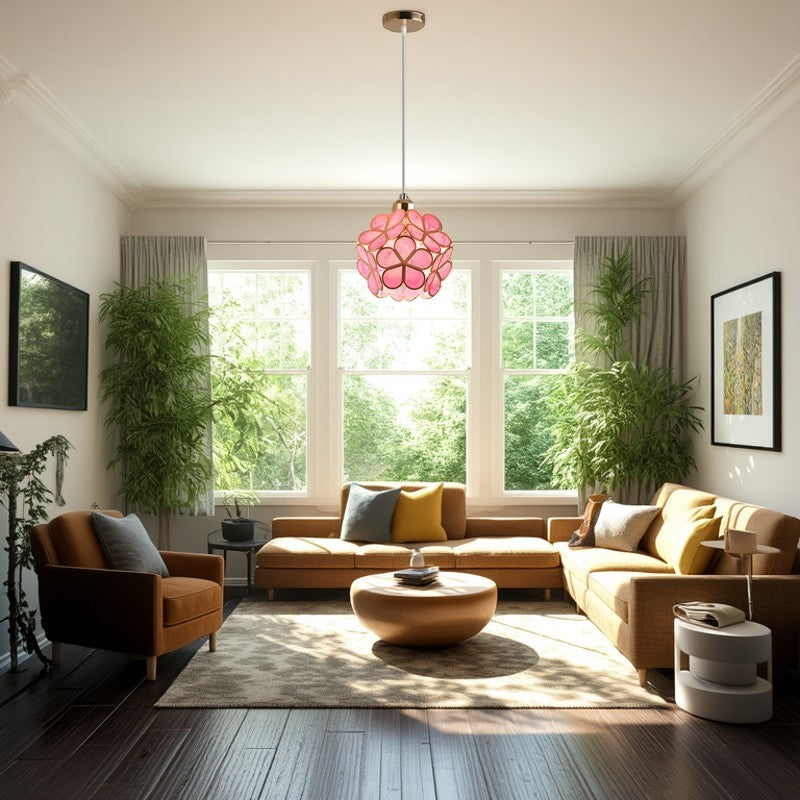 Contemporary Scandinavian Hexagonal Iron 1/3 Light Island Light Chandelier For Dining Room