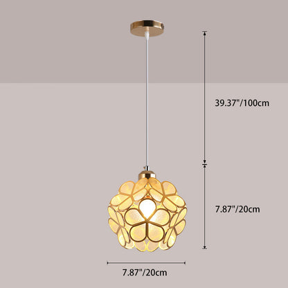 Contemporary Scandinavian Hexagonal Iron 1/3 Light Island Light Chandelier For Dining Room