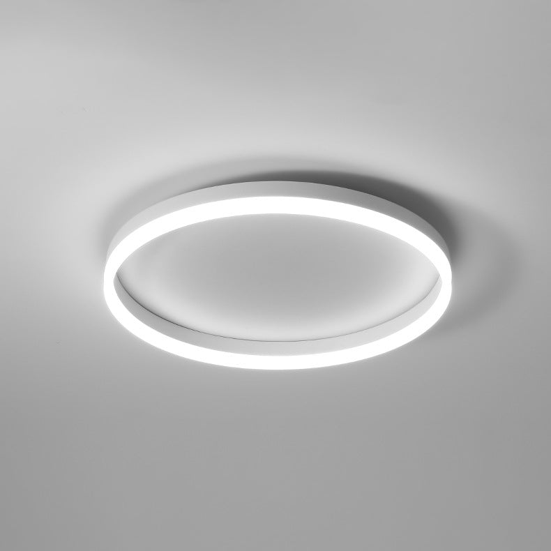 مصباح سقف LED من الأكريليك الحديدي بتصميم دائري حديث وبسيط لغرفة النوم 
