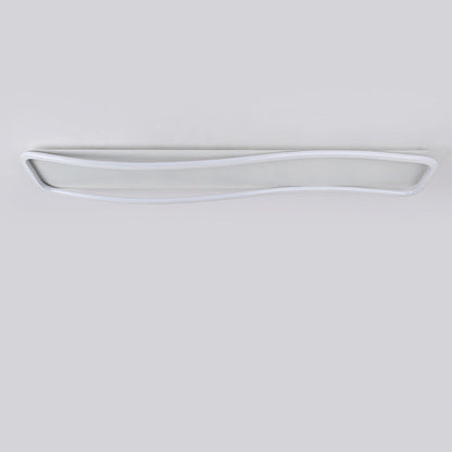 Modern Minimalist Rectangular Iron Acrylic LED Flush Mount Ceiling Light For Hallway