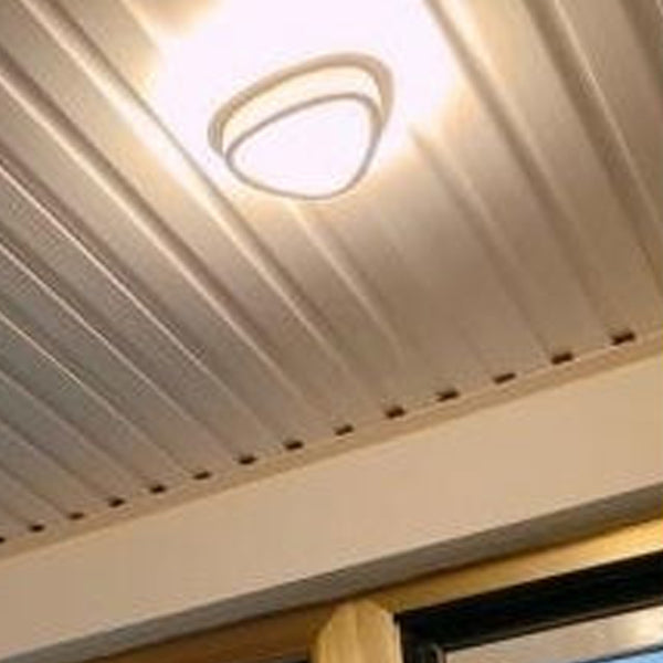 Modern Minimalist Triangular Square Aluminum Acrylic Iron LED Flush Mount Ceiling Light For Bedroom
