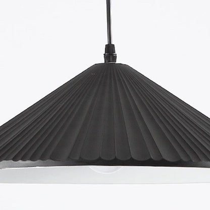 Contemporary Nordic Resin Conical 1-Light Pendant Light For Bedroom & Living Room