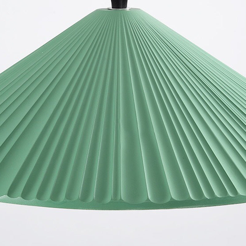 Contemporary Nordic Resin Conical 1-Light Pendant Light For Bedroom & Living Room