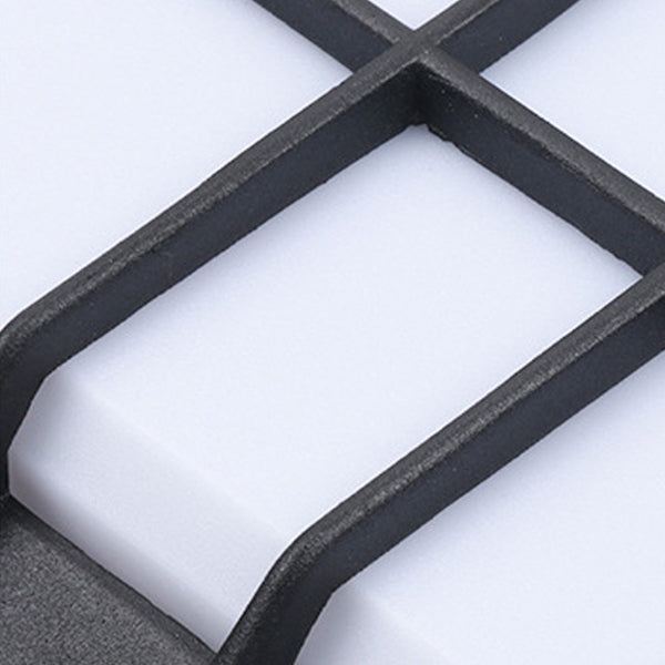 Modern Minimalist Aluminum & PC Grid-Shaped Waterproof LED Outdoor Wall Light For Patio & Balcony