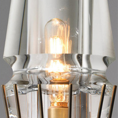 Modern Luxury Full Brass And Crystal Round Candelabra-Shaped 1/2 Light Wall Sconce Lamp For Bedroom And Living Room