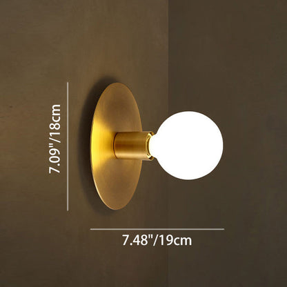 Modern Minimalist Iron Square And Round 1-Light Flush Mount Ceiling Light For Living Room