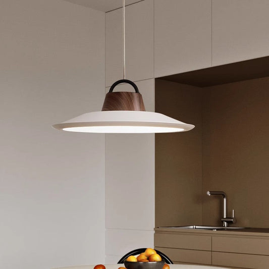 Contemporary Creative Iron Aluminum Round Disc LED Pendant Light For Living Room