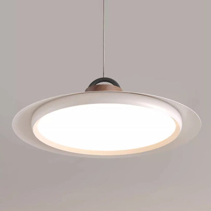 Contemporary Creative Iron Aluminum Round Disc LED Pendant Light For Living Room