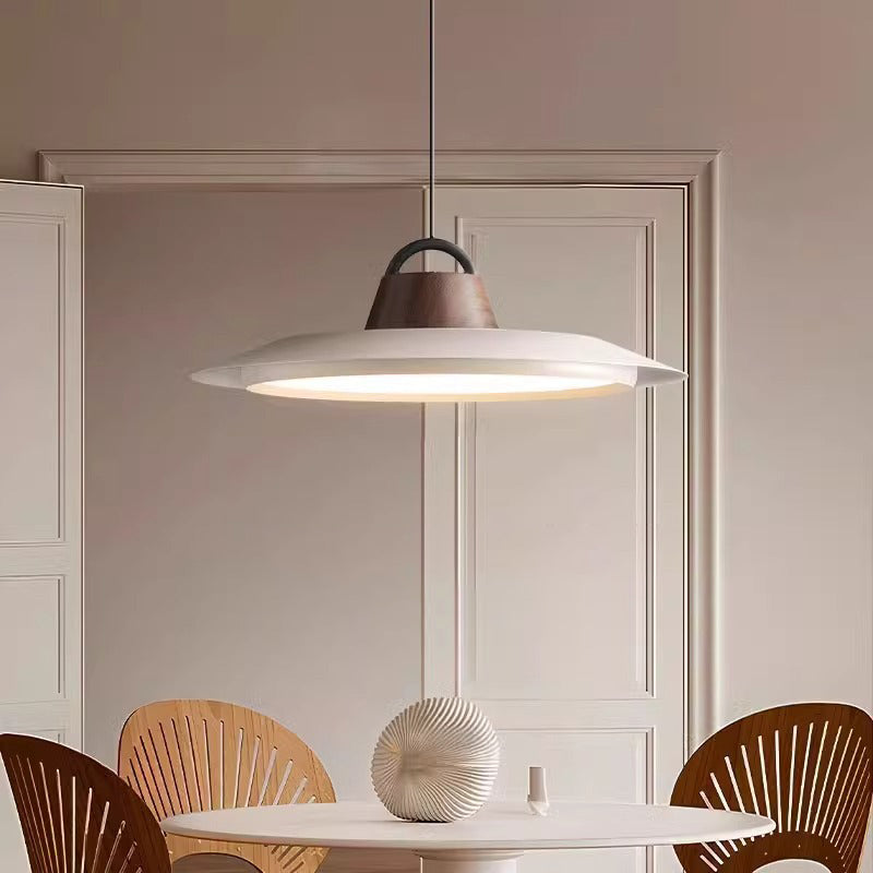 Contemporary Creative Iron Aluminum Round Disc LED Pendant Light For Living Room