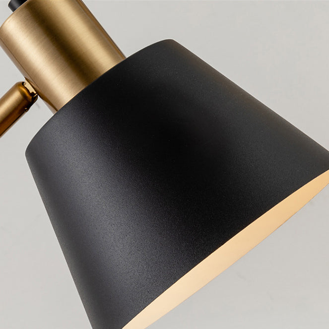 Modern Minimalist Iron Cylinder Shade 1-Light Table Lamp For Living Room