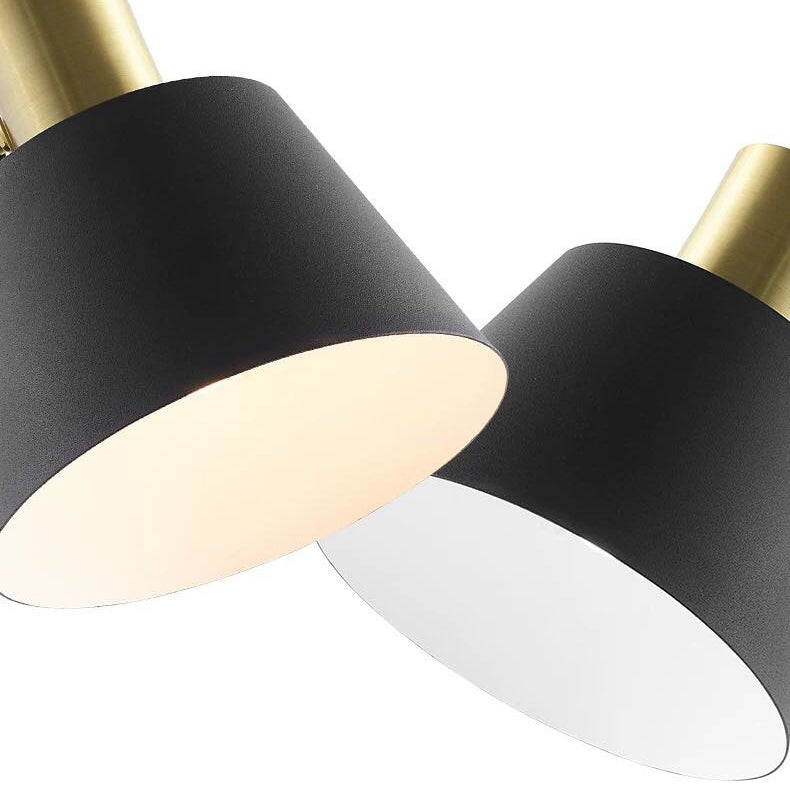 Modern Minimalist Iron Cylinder Shade 1-Light Table Lamp For Living Room