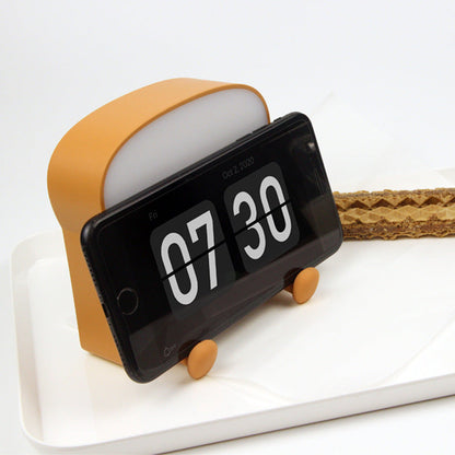 Contemporary Creative ABS Silicone Bread-Shaped LED Table Lamp For Bedroom