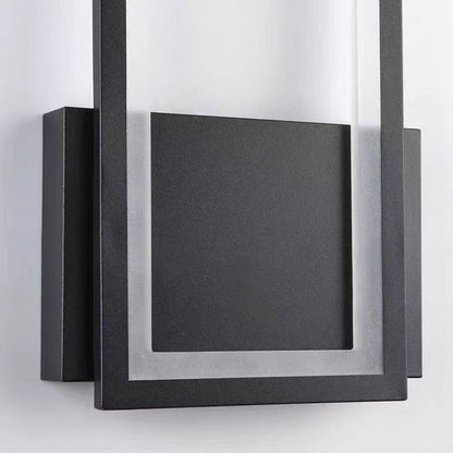 Modern Minimalist Iron Acrylic Rectangular LED Wall Sconce Lamp For Bedroom