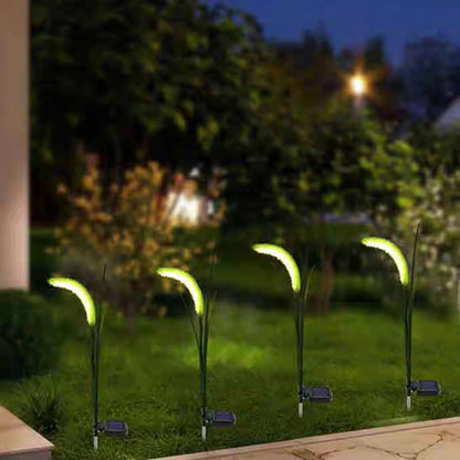 Modern Minimalist Silicone Faux Foxtail LED Outdoor Light For Garden