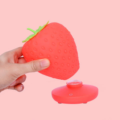 Contemporary Creative ABS & Silicone Strawberry LED Table Lamp Night Light For Bedroom