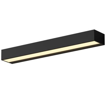 Modern Minimalist Aluminum And Glass Rectangular LED Wall Sconce Lamp For Outdoor Patio