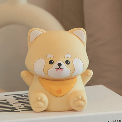 Contemporary Creative Silicone And ABS Panda LED Night Light Table Lamp For Bedroom