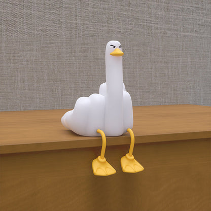 Contemporary Creative Silicone Duck LED Table Lamp Night Light For Bedroom