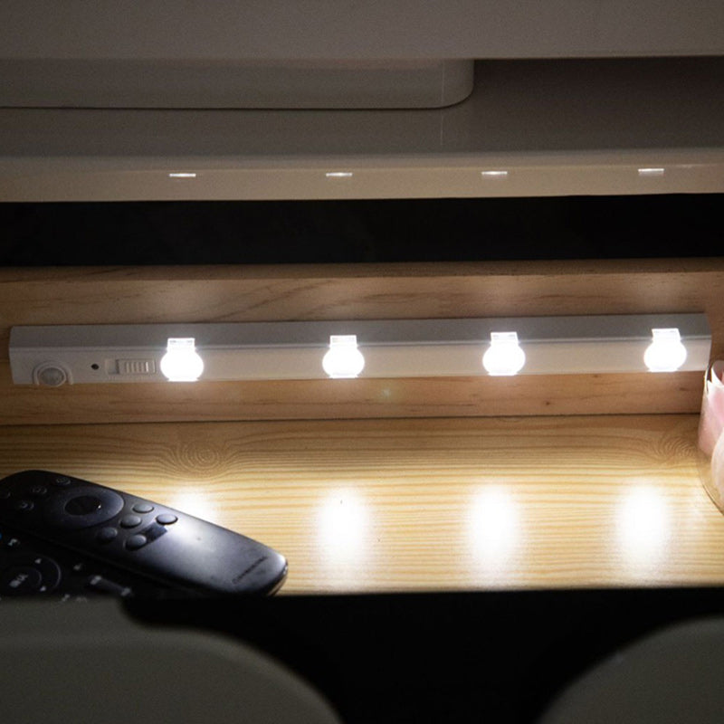 Modern Minimalist ABS & PC Rectangular LED Motion Sensor Night Light For Bedroom