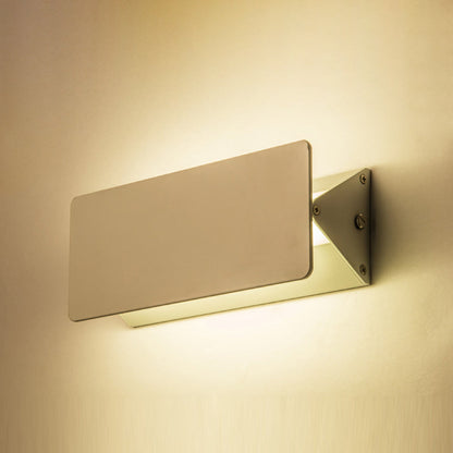 Modern Minimalist Aluminum Rectangular LED Wall Sconce Lamp For Bedroom And Living Room