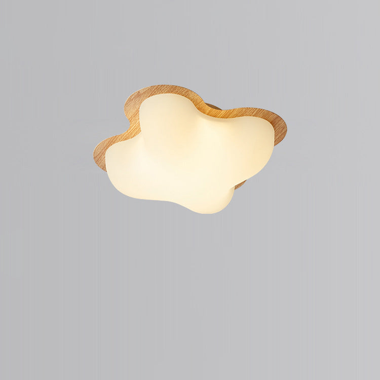 Contemporary Nordic Iron & PE Round And Diamond LED Semi-Flush Mount Ceiling Light For Hallway And Entryway
