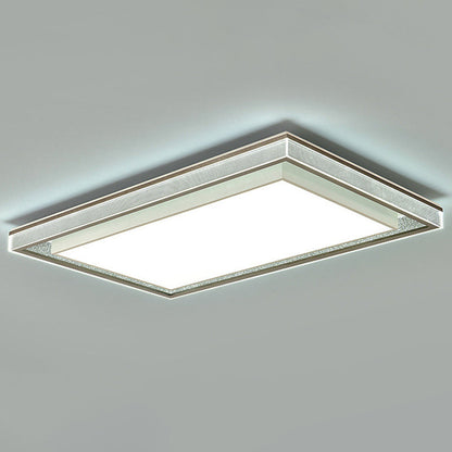 مصباح سقف LED هندسي من الأكريليك مصنوع من الحديد والألومنيوم بتصميم عصري بسيط لغرفة النوم وغرفة المعيشة