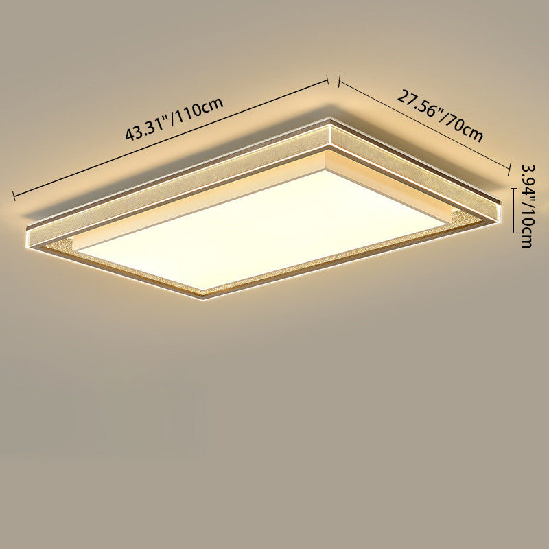 مصباح سقف LED هندسي من الأكريليك مصنوع من الحديد والألومنيوم بتصميم عصري بسيط لغرفة النوم وغرفة المعيشة