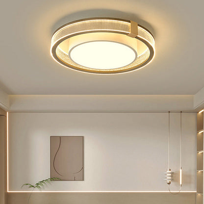 مصباح سقف LED هندسي من الأكريليك مصنوع من الحديد والألومنيوم بتصميم عصري بسيط لغرفة النوم وغرفة المعيشة