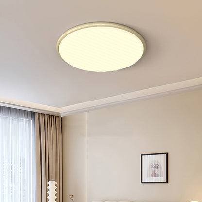 Contemporary Nordic Iron Acrylic Round LED Flush Mount Ceiling Light For Bedroom And Living Room