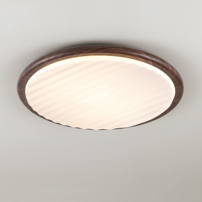 Contemporary Nordic Iron Acrylic Round LED Flush Mount Ceiling Light For Bedroom And Living Room