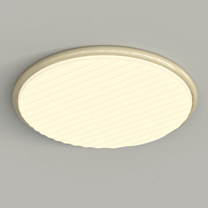 Contemporary Nordic Iron Acrylic Round LED Flush Mount Ceiling Light For Bedroom And Living Room