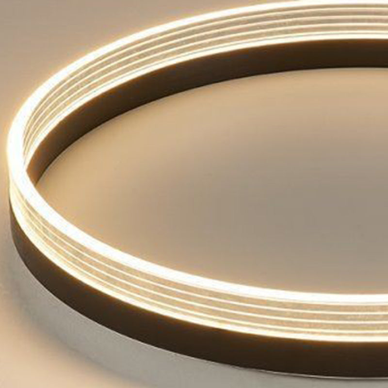 مصباح سقف LED هندسي فاخر من الألومنيوم والأكريليك بتصميم عصري لغرفة النوم وغرفة المعيشة