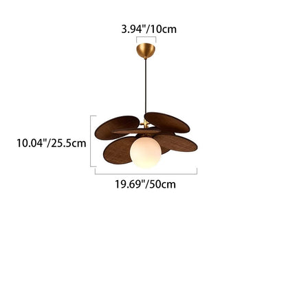 Traditional Vintage Raffia & Glass Oval Globe 1/3-Light Chandelier For Bedroom, Dining Room & Living Room