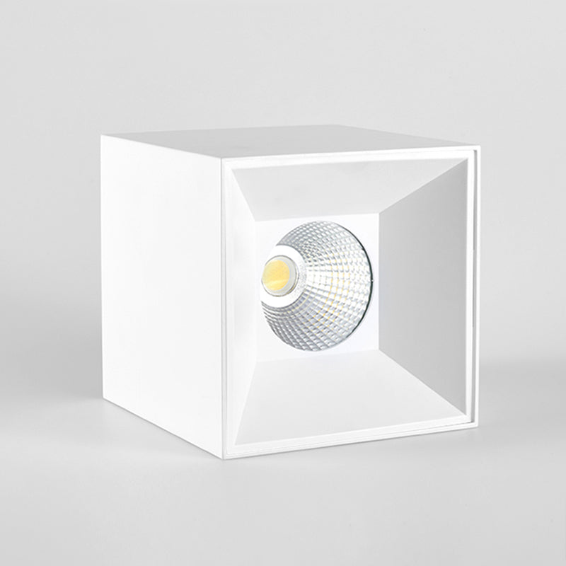 Modern Square Surface Mounted LED Downlight – Aluminum Flush Mount Ceiling Light For Living Room