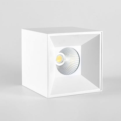 Modern Square Surface Mounted LED Downlight – Aluminum Flush Mount Ceiling Light For Living Room