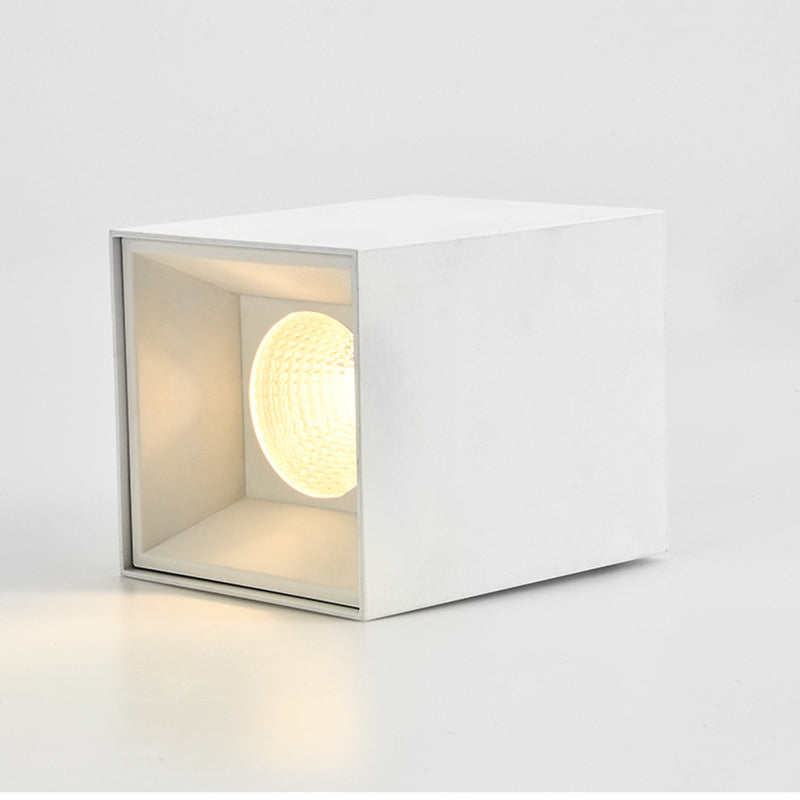 Modern Square Surface Mounted LED Downlight – Aluminum Flush Mount Ceiling Light For Living Room