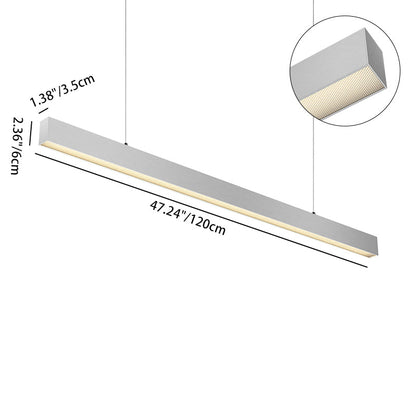 Architectural LED Linear Light - Anti-Glare Pendant Light For Home Office