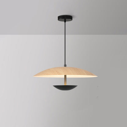 Contemporary Creative Iron Semi-Circle UFO Shape LED Pendant Light For Bedroom & Living Room