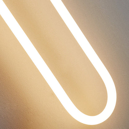 Modern Luxury Brass Acrylic Oval Globe LED Wall Sconce Lamp For Bedroom & Living Room