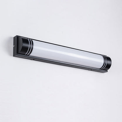 Modern Minimalist Acrylic Stainless Steel Rectangular Striped LED Wall Sconce Lamp For Outdoor
