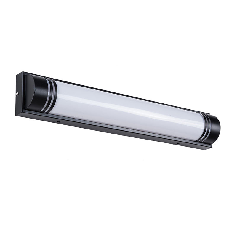 Modern Minimalist Acrylic Stainless Steel Rectangular Striped LED Wall Sconce Lamp For Outdoor
