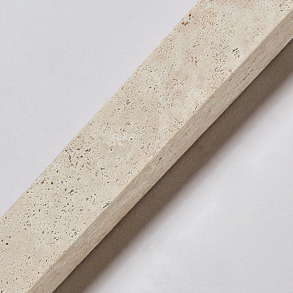 Modern Minimalist Travertine Glass Linear Globe 1/2/3-Lights Wall Sconce Lamp For Living Room